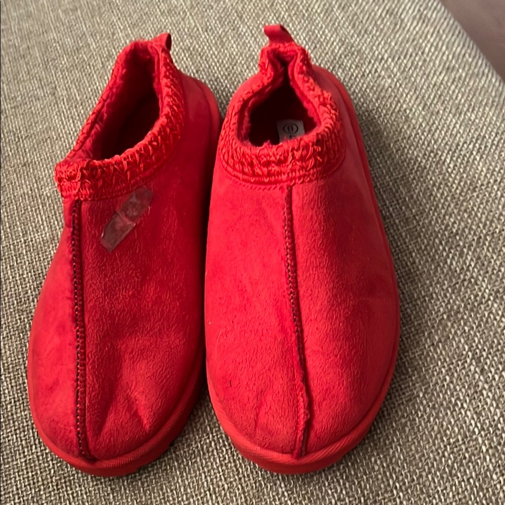 Red Women's Slip-On Shoes